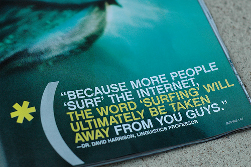 Surf Typograophy Surf Typograophy