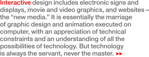 Interactive Design is