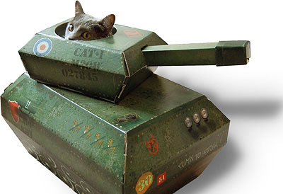 Cat in Tank