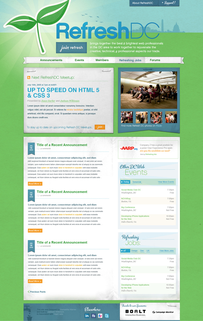 RefreshDC Website RefreshDC Website